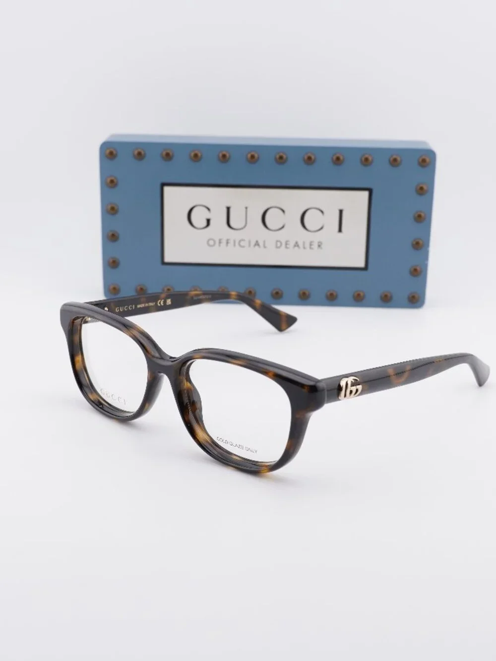 Gucci GG1978O 006 Square Eyeglasses - Havana 54mm